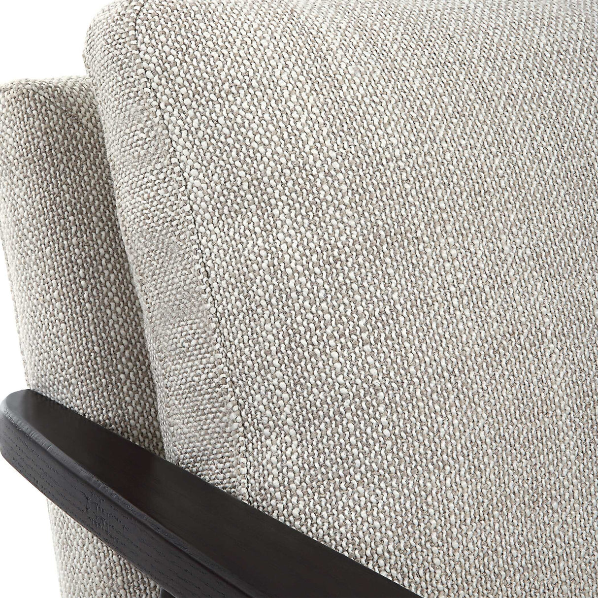   Neutral-Toned Fabric Accent Chair | Oroa.com