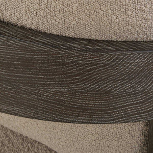   Beige Boucle Accent Chair | Oroa.com