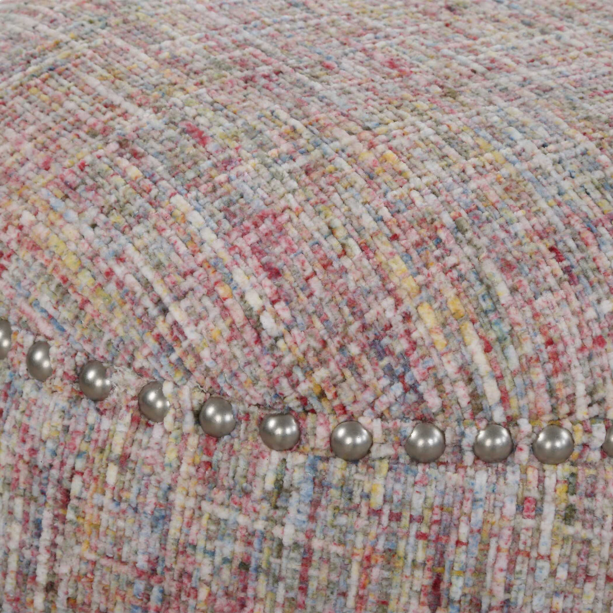   Modern European furniture - Confetti Chenille Ottoman - www.oroa.com | Oroa.com