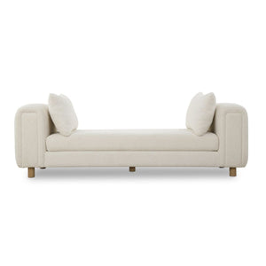   Modern European furniture - White Sheepskin Oversized Bench - www.oroa.com | Oroa.com