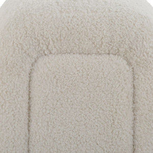   Modern European furniture - White Sheepskin Oversized Bench - www.oroa.com | Oroa.com