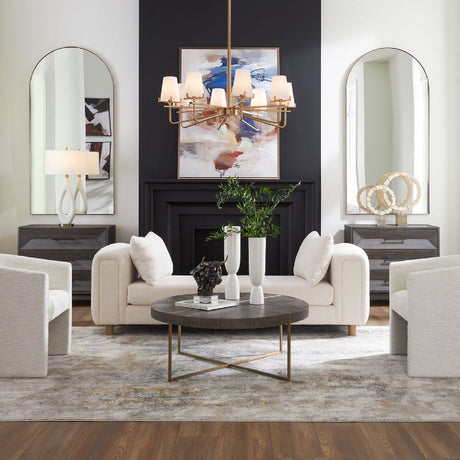  Modern European furniture - White Sheepskin Oversized Bench - www.oroa.com | Oroa.com
