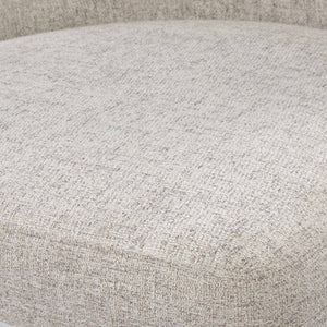   Taupe Fabric Sloped Dining Chair | Oroa.com