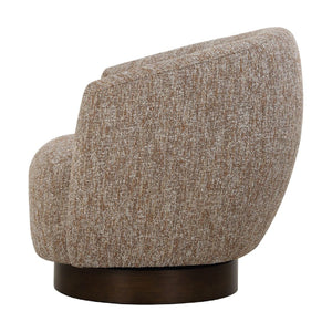   Modern European furniture - Brown Barrel Swivel Chair - www.oroa.com | Oroa.com