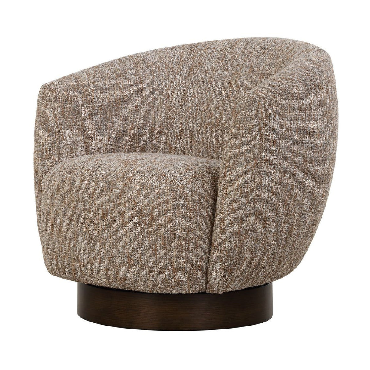   Modern European furniture - Brown Barrel Swivel Chair - www.oroa.com | Oroa.com