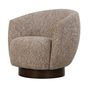   Modern European furniture - Brown Barrel Swivel Chair - www.oroa.com | Oroa.com