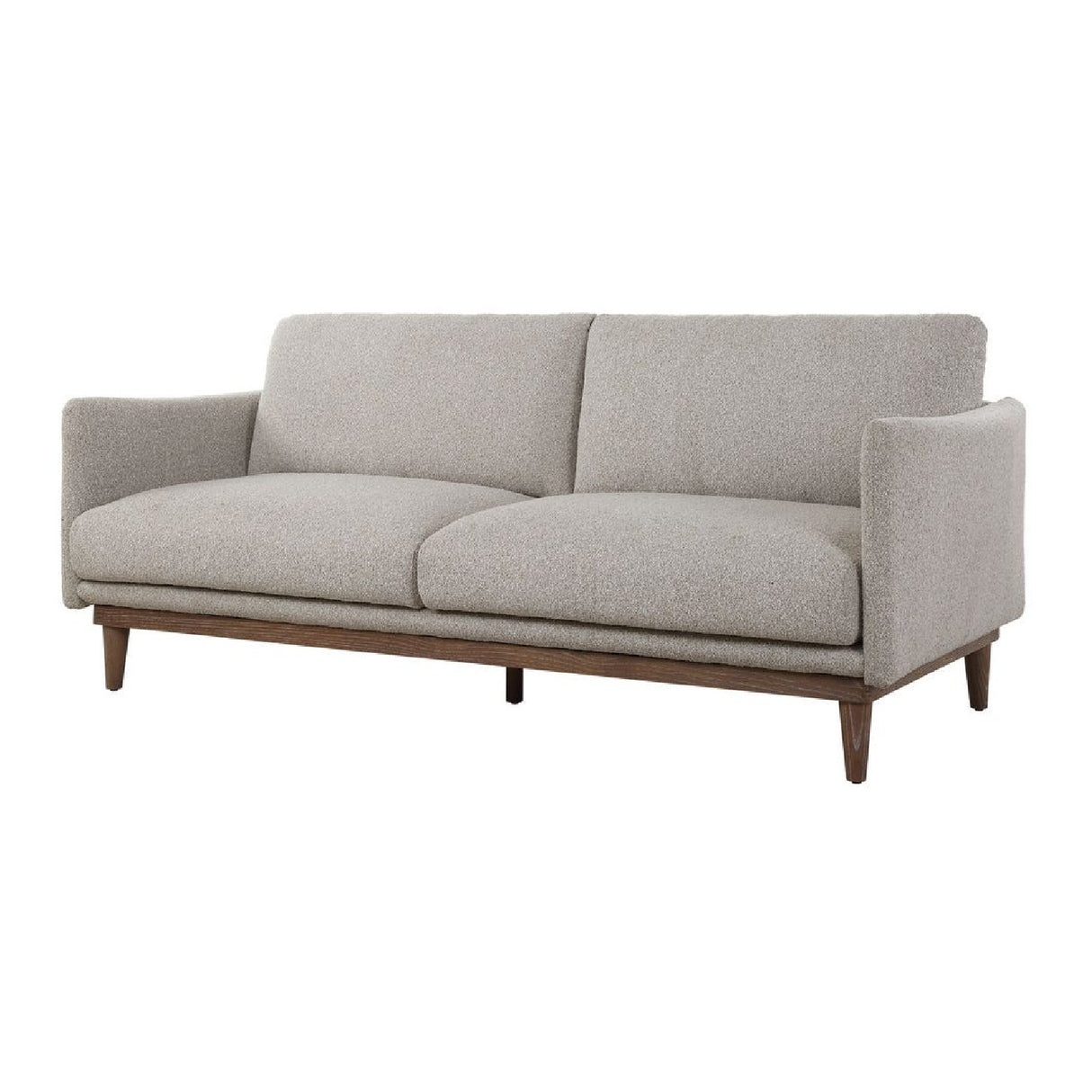  Modern European furniture - Beige Boucle Sofa - www.oroa.com | Oroa.com