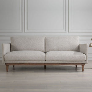   Modern European furniture - Beige Boucle Sofa - www.oroa.com | Oroa.com
