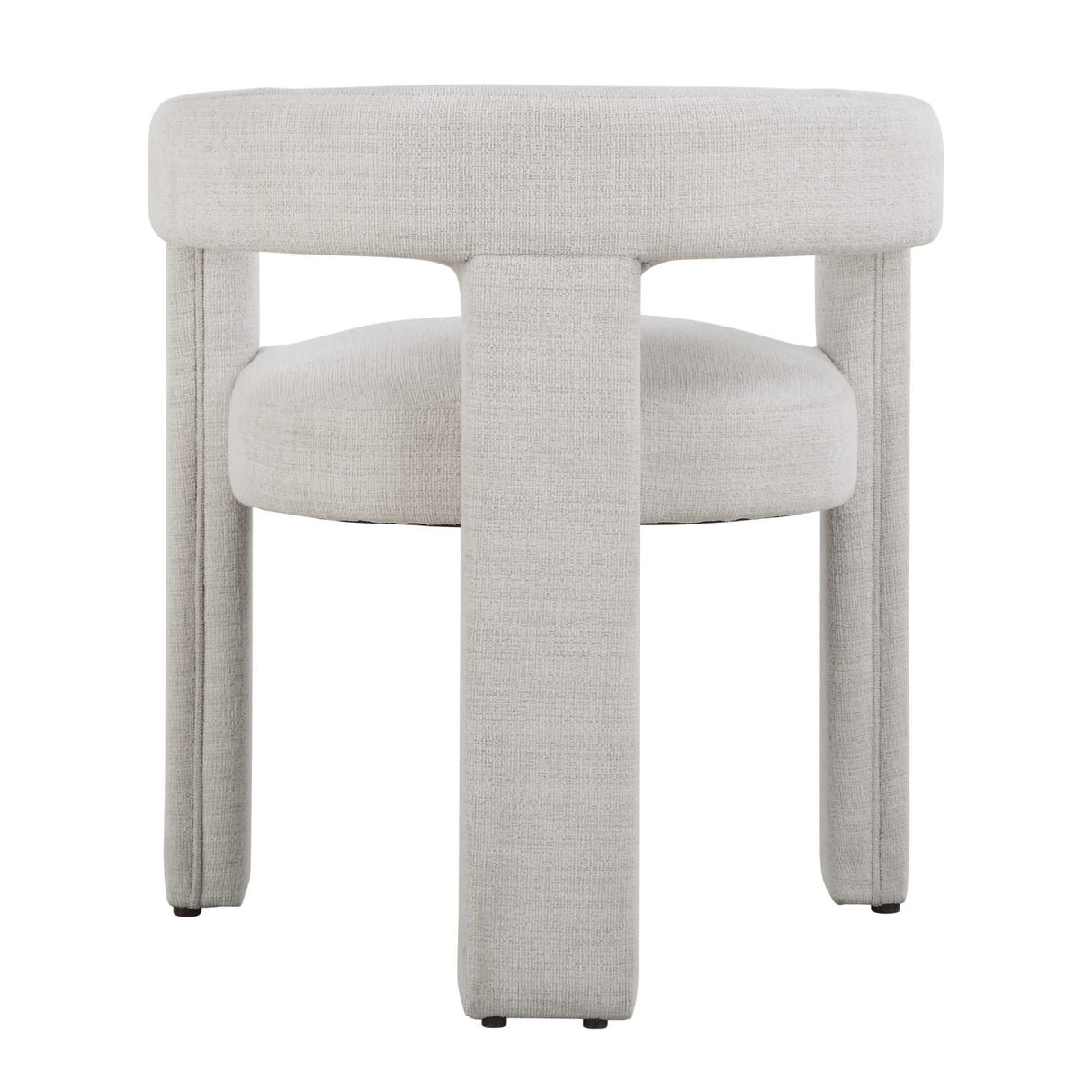   White Three-Legged Dining Chair | Oroa.com