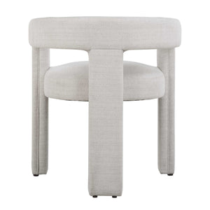   White Three-Legged Dining Chair | Oroa.com