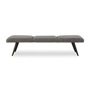   Modern European furniture - Gray Boucle Bench - www.oroa.com | Oroa.com