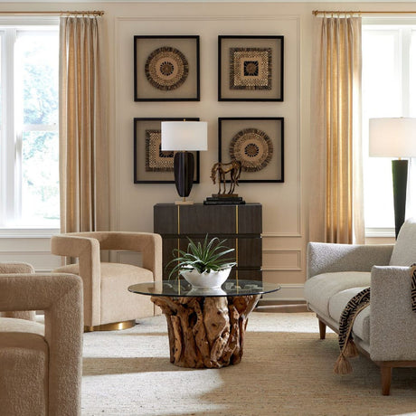   Modern European furniture - Beige Boucle Modern Swivel Chair - www.oroa.com | Oroa.com