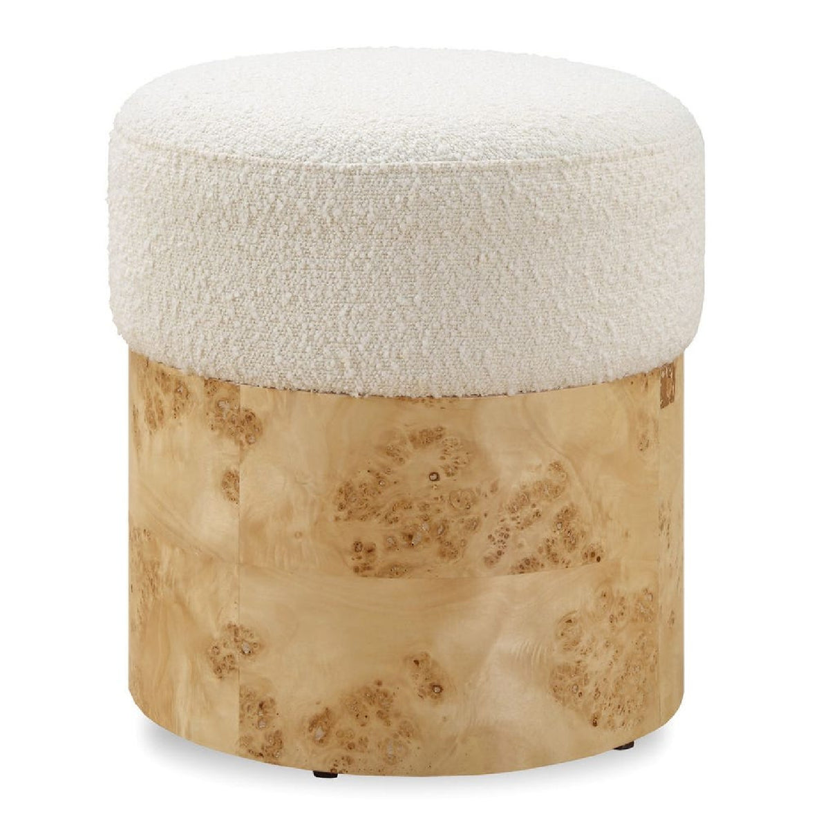   Modern European furniture - Poplar Burl Base Ottoman - www.oroa.com | Oroa.com