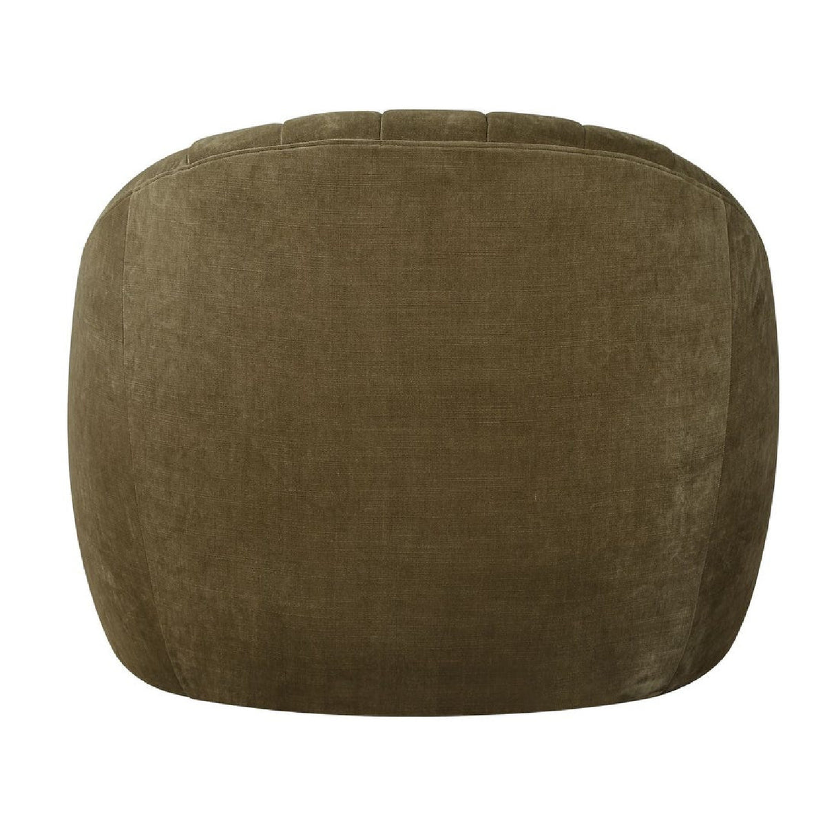   Modern European furniture - Green Chambray Channeled Swivel Chair - www.oroa.com | Oroa.com