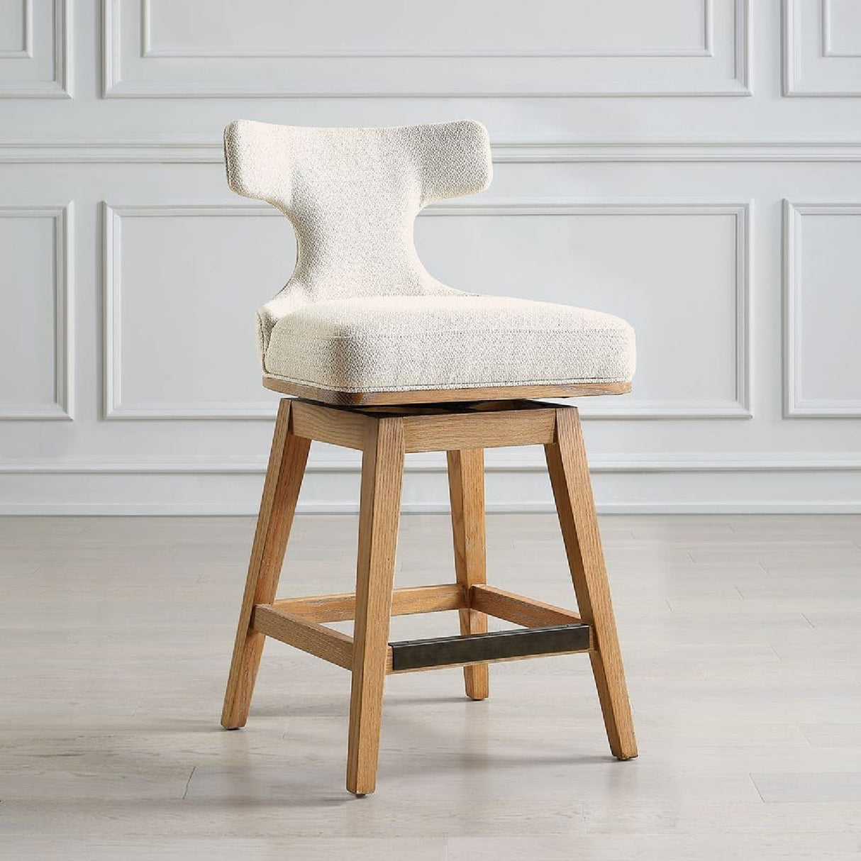   Modern European furniture - White Swivel Counter Stool - www.oroa.com | Oroa.com