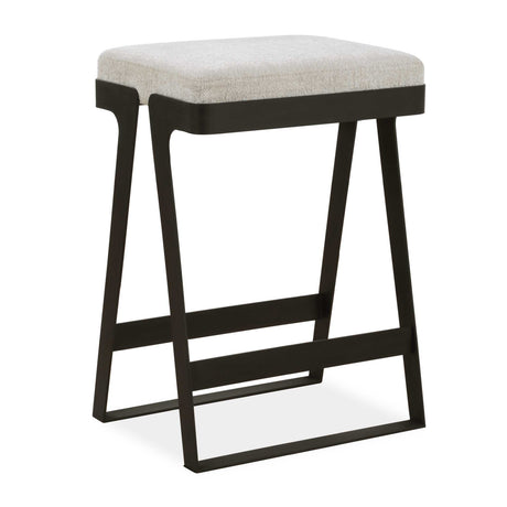   Modern European furniture - White Boucle Seat Counter Stool - www.oroa.com | Oroa.com