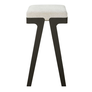   Modern European furniture - White Boucle Seat Counter Stool - www.oroa.com | Oroa.com