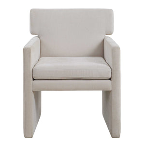   White Velvet Dining Chair | Oroa.com