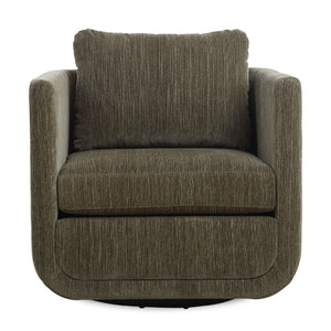   Chenille Rounded Swivel Chair | Oroa.com