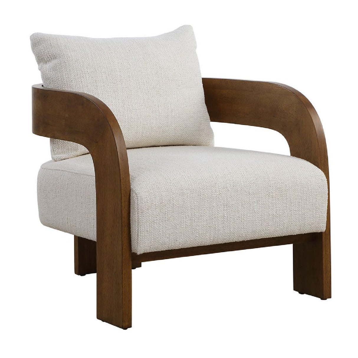   Modern European furniture - Solid Oak T-Back Accent Chair - www.oroa.com | Oroa.com