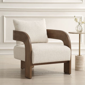   Modern European furniture - Solid Oak T-Back Accent Chair - www.oroa.com | Oroa.com