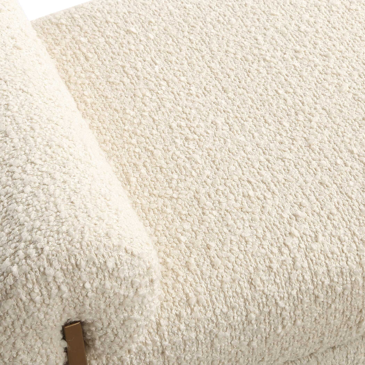   Modern European furniture - White Sheepskin Swivel Ottoman - www.oroa.com | Oroa.com