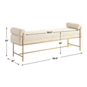   Modern European furniture - White Sheepskin Swivel Ottoman - www.oroa.com | Oroa.com