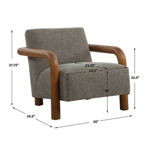   Modern European furniture - Green Chenille Accent Chair - www.oroa.com | Oroa.com