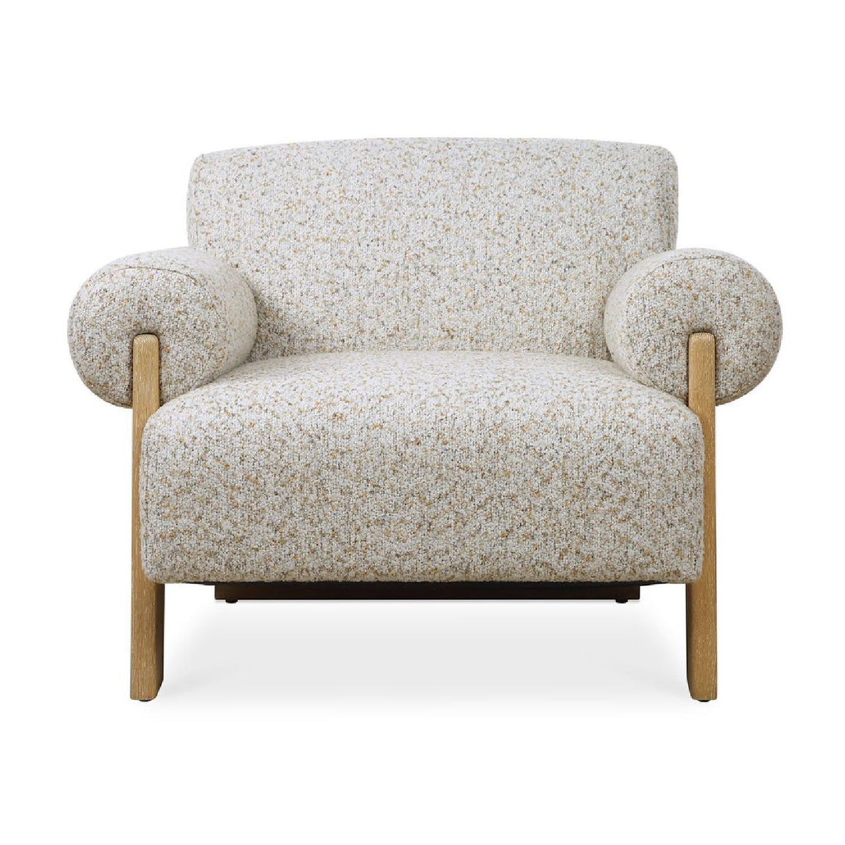   Modern European furniture - Boucle Rolled-Arm Accent Chair - www.oroa.com | Oroa.com
