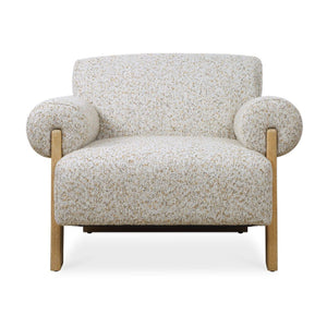   Modern European furniture - Boucle Rolled-Arm Accent Chair - www.oroa.com | Oroa.com