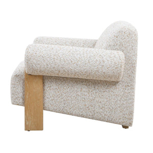   Modern European furniture - Boucle Rolled-Arm Accent Chair - www.oroa.com | Oroa.com