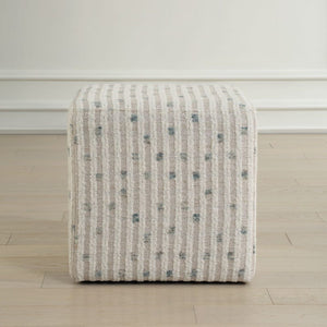   Chenille Cube Ottoman | Oroa.com