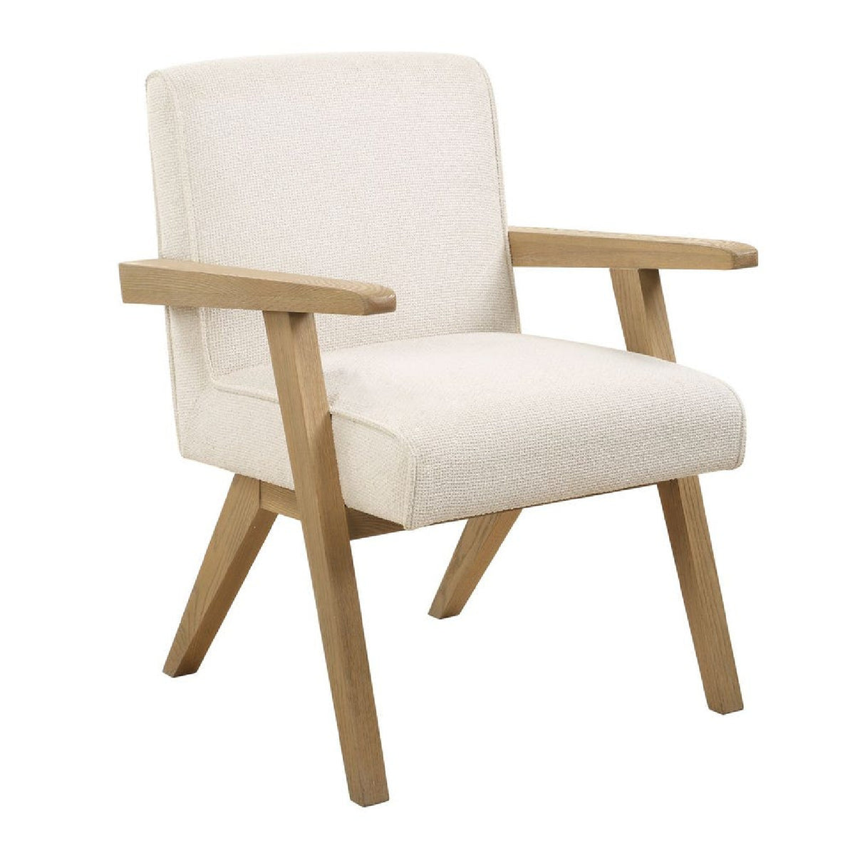   Oak Framed Padded Dining Chair | Oroa.com