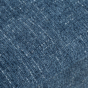   Modern European furniture - Blue Chenille Swivel Chair - www.oroa.com | Oroa.com