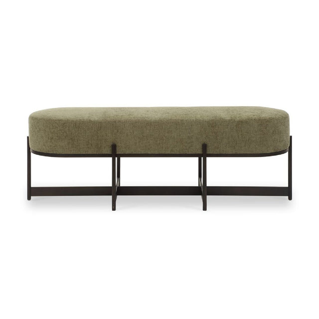 Modern European furniture - Green Upholstered Bench - www.oroa.com