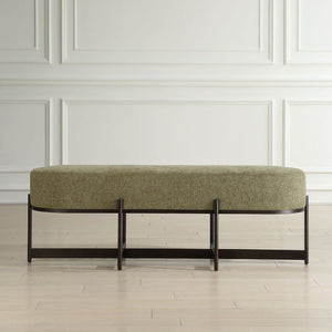   Modern European furniture - Green Upholstered Bench - www.oroa.com | Oroa.com
