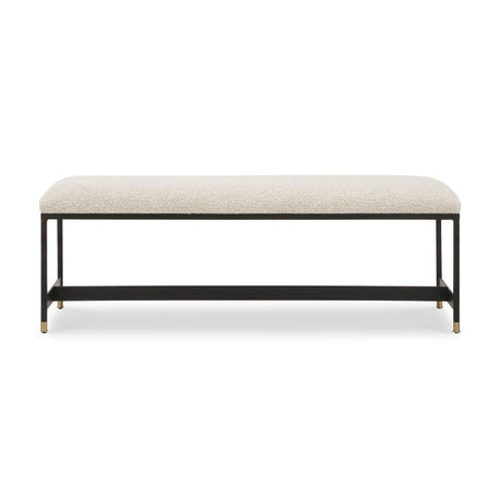   Modern European furniture - White Upholstered Bench - www.oroa.com | Oroa.com