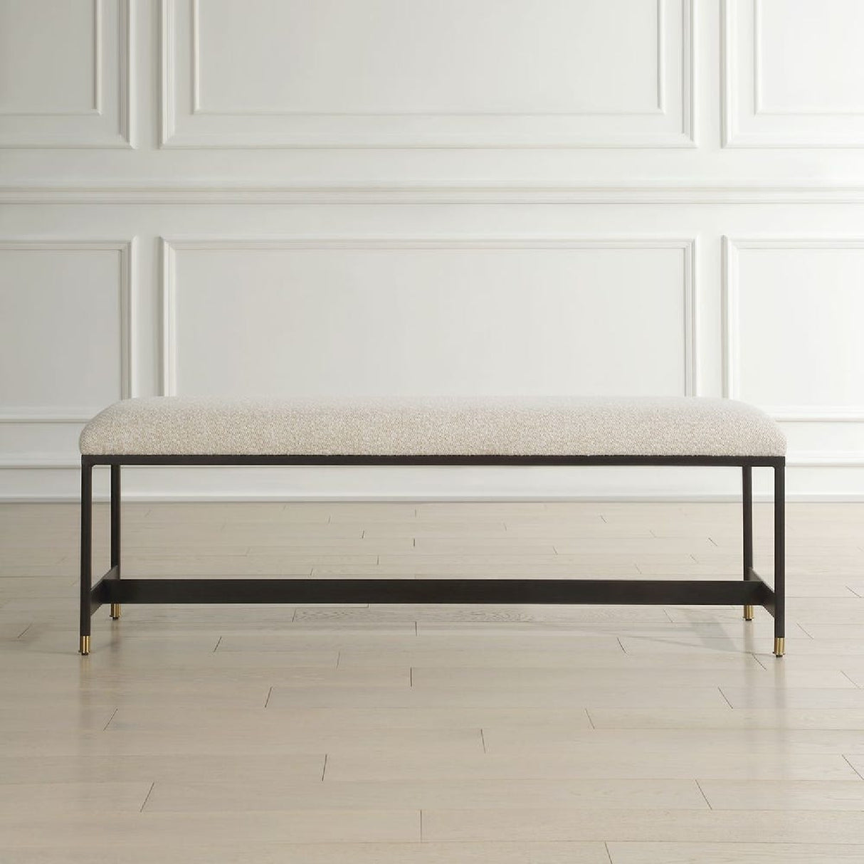   Modern European furniture - White Upholstered Bench - www.oroa.com | Oroa.com