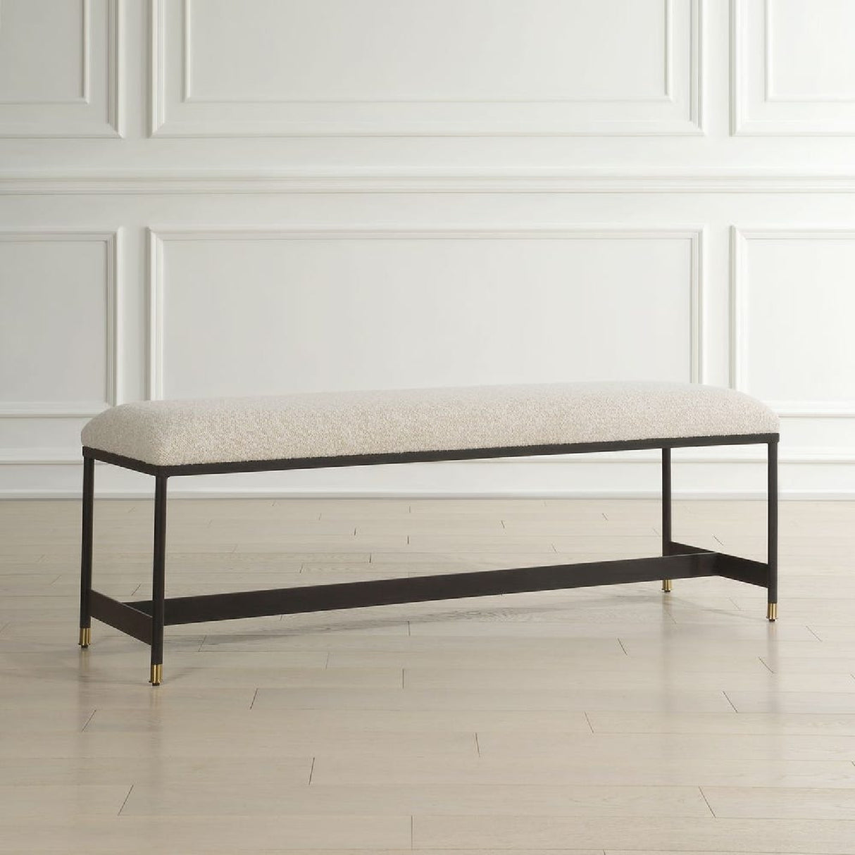   Modern European furniture - White Upholstered Bench - www.oroa.com | Oroa.com