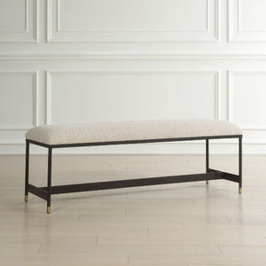   Modern European furniture - White Upholstered Bench - www.oroa.com | Oroa.com