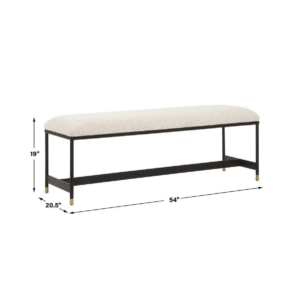   Modern European furniture - White Upholstered Bench - www.oroa.com | Oroa.com
