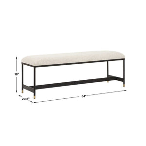   Modern European furniture - White Upholstered Bench - www.oroa.com | Oroa.com