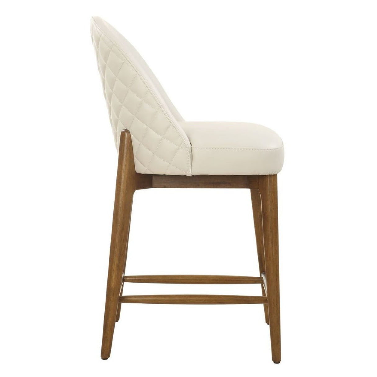   Modern European furniture - Cream Leather Inspired Counter Stool - www.oroa.com | Oroa.com