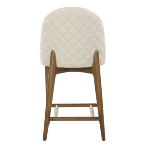   Modern European furniture - Cream Leather Inspired Counter Stool - www.oroa.com | Oroa.com