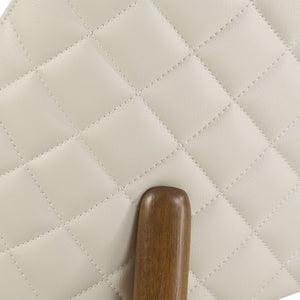   Modern European furniture - Cream Leather Inspired Counter Stool - www.oroa.com | Oroa.com