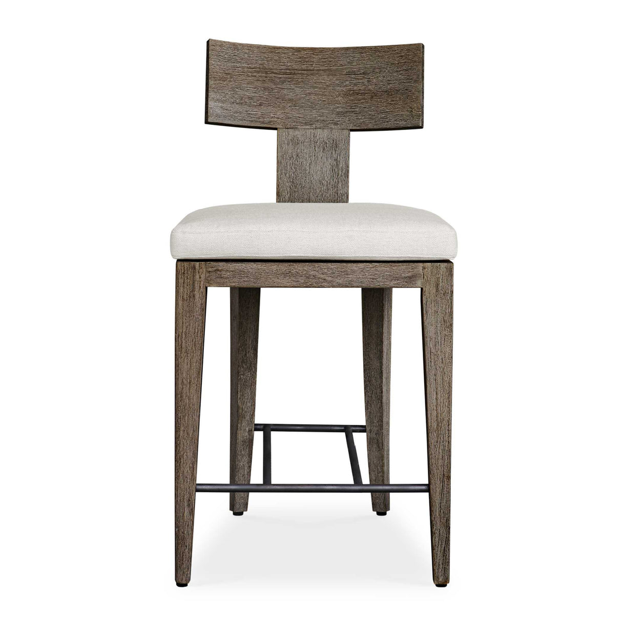   Modern European furniture - Mahogany T-Shaped Outdoor Counter Stool - www.oroa.com | Oroa.com