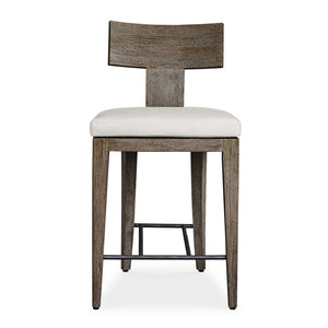   Modern European furniture - Mahogany T-Shaped Outdoor Counter Stool - www.oroa.com | Oroa.com