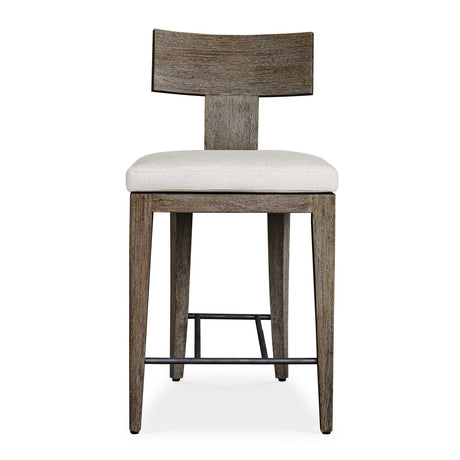   Modern European furniture - Mahogany T-Shaped Outdoor Counter Stool - www.oroa.com | Oroa.com