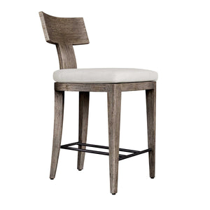   Modern European furniture - Mahogany T-Shaped Outdoor Counter Stool - www.oroa.com | Oroa.com