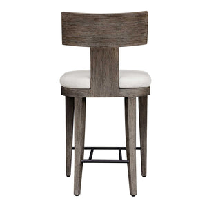   Modern European furniture - Mahogany T-Shaped Outdoor Counter Stool - www.oroa.com | Oroa.com